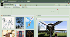 Desktop Screenshot of deimos-in-flames.deviantart.com