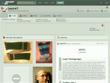 Tablet Screenshot of gaelinkt.deviantart.com