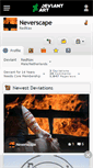 Mobile Screenshot of neverscape.deviantart.com
