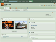 Tablet Screenshot of neverscape.deviantart.com