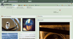 Desktop Screenshot of mydigitalvoid.deviantart.com