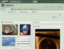 Tablet Screenshot of mydigitalvoid.deviantart.com