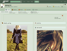 Tablet Screenshot of jemzy14.deviantart.com