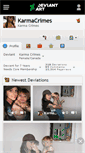 Mobile Screenshot of karmacrimes.deviantart.com