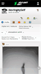 Mobile Screenshot of movingmyself.deviantart.com