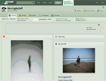 Tablet Screenshot of movingmyself.deviantart.com