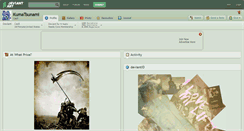 Desktop Screenshot of kumatsunami.deviantart.com