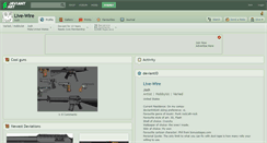 Desktop Screenshot of live-wire.deviantart.com