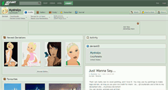 Desktop Screenshot of mystralys.deviantart.com