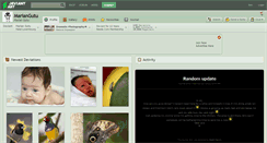 Desktop Screenshot of mariangutu.deviantart.com