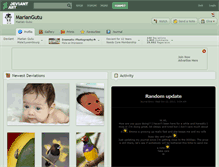 Tablet Screenshot of mariangutu.deviantart.com