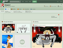 Tablet Screenshot of inkypoo1.deviantart.com