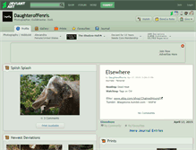 Tablet Screenshot of daughteroffenris.deviantart.com