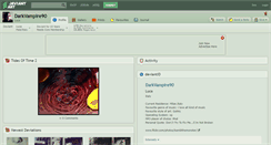 Desktop Screenshot of darkvampire90.deviantart.com