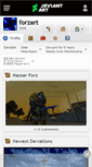 Mobile Screenshot of forzart.deviantart.com