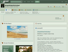 Tablet Screenshot of dreamintechnicolour.deviantart.com