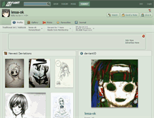 Tablet Screenshot of lessa-ok.deviantart.com