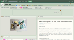 Desktop Screenshot of catnapcaps.deviantart.com