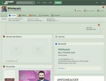 Tablet Screenshot of billymaysplz.deviantart.com