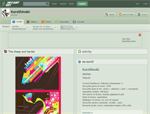 Tablet Screenshot of kuroshinobi.deviantart.com