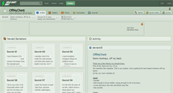 Desktop Screenshot of offmychest.deviantart.com