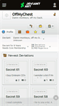 Mobile Screenshot of offmychest.deviantart.com