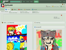 Tablet Screenshot of darkkyubbi.deviantart.com