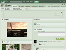 Tablet Screenshot of lssniper.deviantart.com