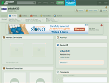Tablet Screenshot of anbob420.deviantart.com