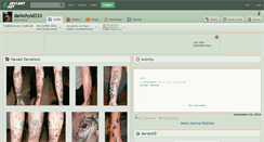 Desktop Screenshot of darkchyld333.deviantart.com