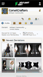 Mobile Screenshot of corsetcrafters.deviantart.com
