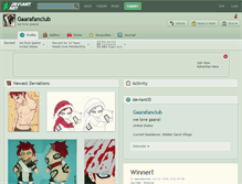 Tablet Screenshot of gaarafanclub.deviantart.com