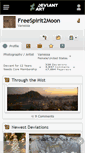 Mobile Screenshot of freespirit2moon.deviantart.com