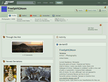 Tablet Screenshot of freespirit2moon.deviantart.com