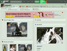 Tablet Screenshot of aldana07.deviantart.com