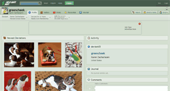 Desktop Screenshot of greencheek.deviantart.com