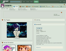 Tablet Screenshot of mangarap.deviantart.com