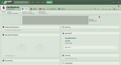 Desktop Screenshot of claudianieves.deviantart.com