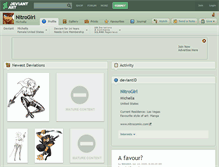 Tablet Screenshot of nitrogirl.deviantart.com