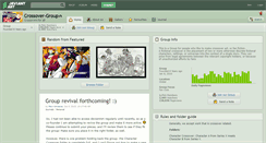 Desktop Screenshot of crossover-group.deviantart.com