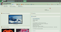 Desktop Screenshot of concretedonkey.deviantart.com