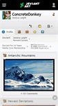Mobile Screenshot of concretedonkey.deviantart.com
