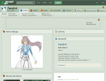 Tablet Screenshot of fairyevil.deviantart.com