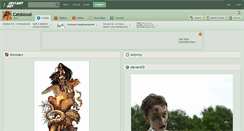 Desktop Screenshot of catsblood.deviantart.com