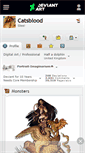 Mobile Screenshot of catsblood.deviantart.com