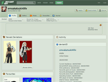 Tablet Screenshot of emoakatsuki4life.deviantart.com