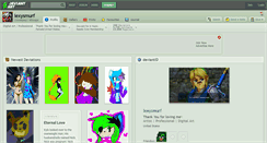 Desktop Screenshot of lexysmurf.deviantart.com