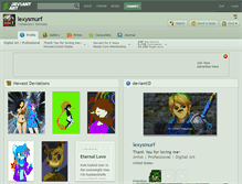 Tablet Screenshot of lexysmurf.deviantart.com