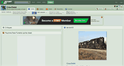 Desktop Screenshot of crow5444.deviantart.com