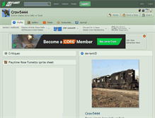 Tablet Screenshot of crow5444.deviantart.com